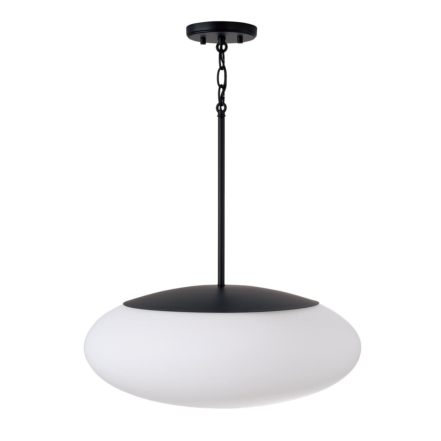 Éclairage Capital - 360511MB - Une lampe Suspension - Soren - Noir mat