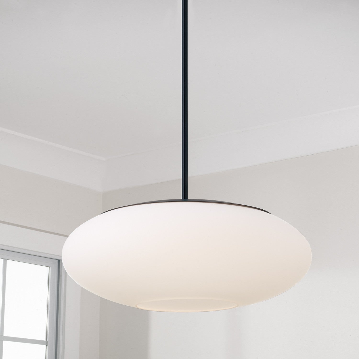 Éclairage Capital - 360511MB - Une lampe Suspension - Soren - Noir mat