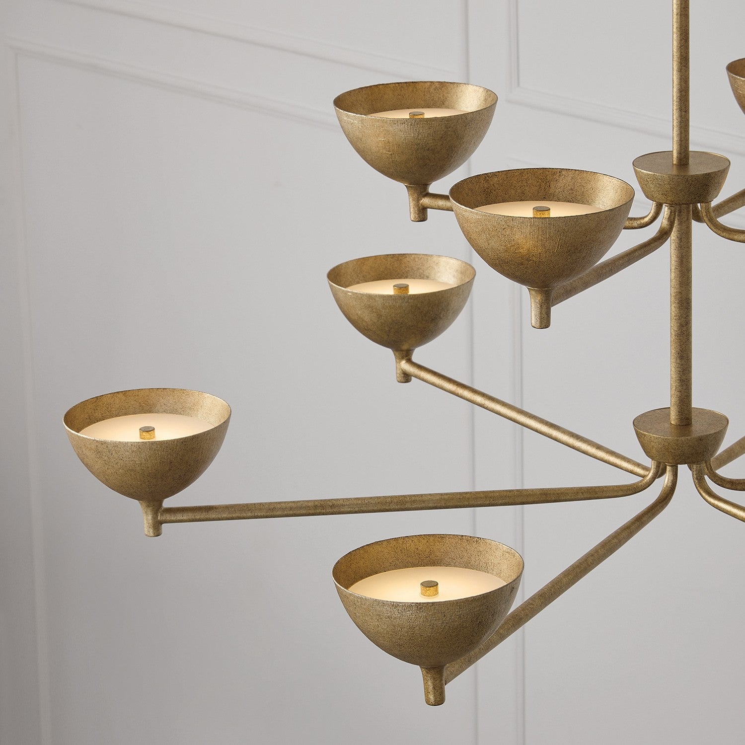 Capital Lighting - 458501FT - LED Chandelier - Francesca - Feathered Gold