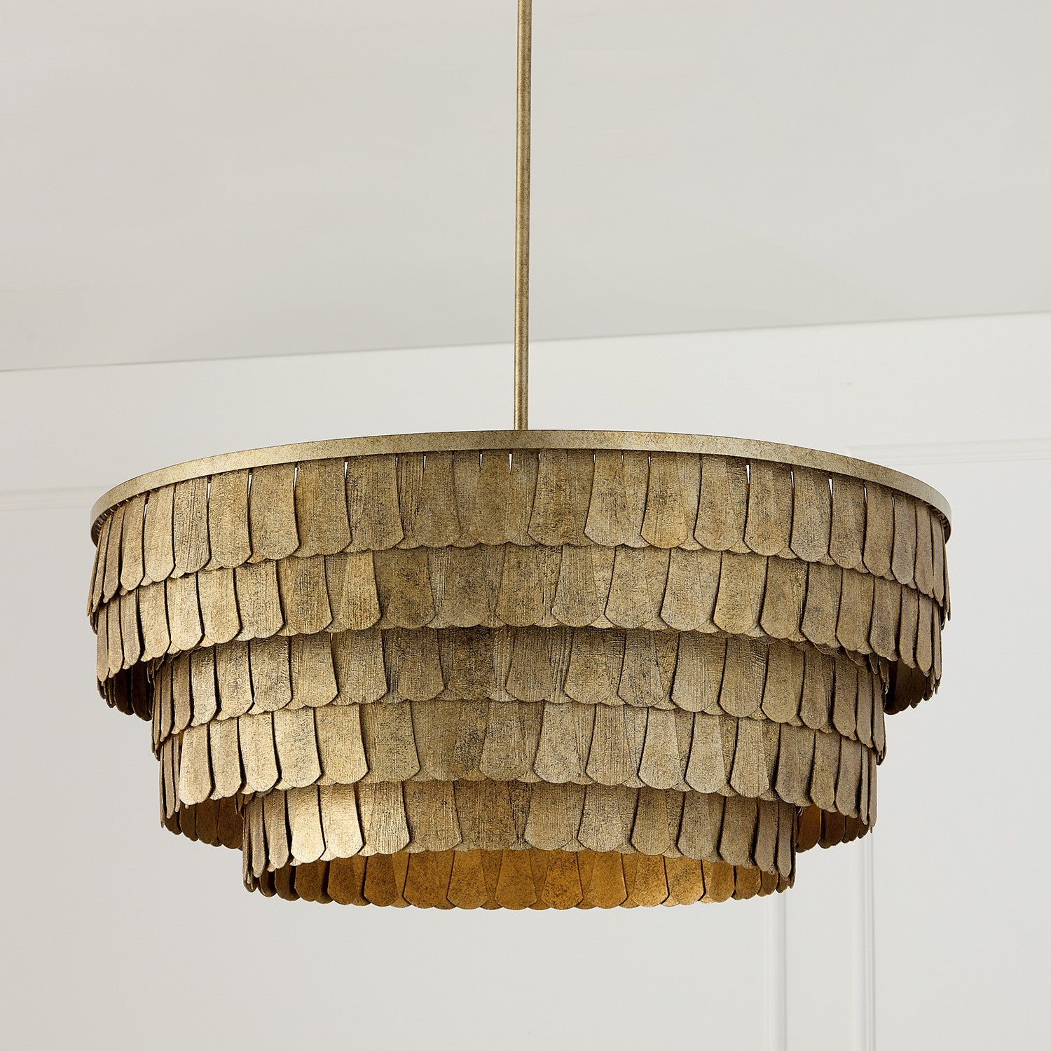 Éclairage Capital - 461661AGO - Six lampes Suspendu - Arden - Or ancestral