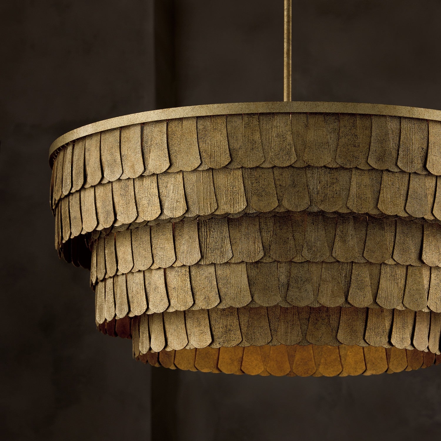 Éclairage Capital - 461661AGO - Six lampes Suspendu - Arden - Or ancestral