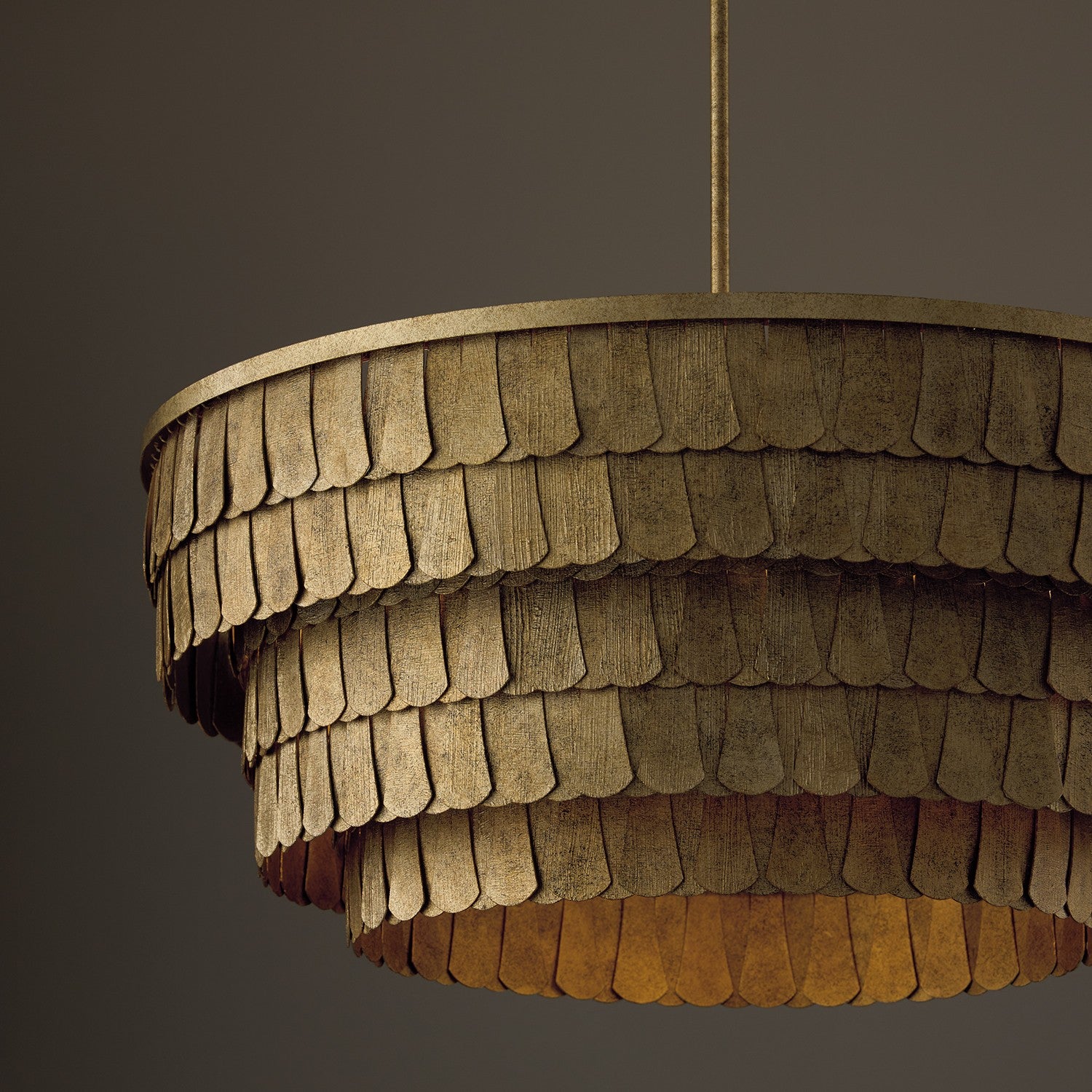 Éclairage Capital - 461661AGO - Six lampes Suspendu - Arden - Or ancestral