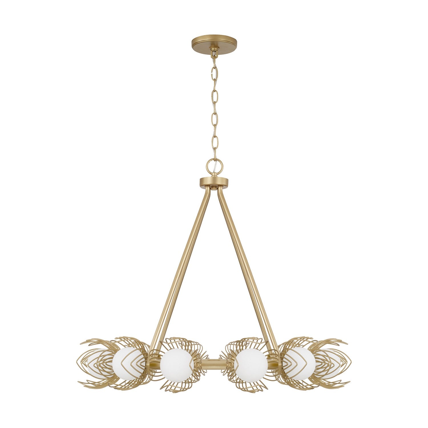 Éclairage Capital - 462101GF - 12 lampes Suspendu - Flora - Or poli