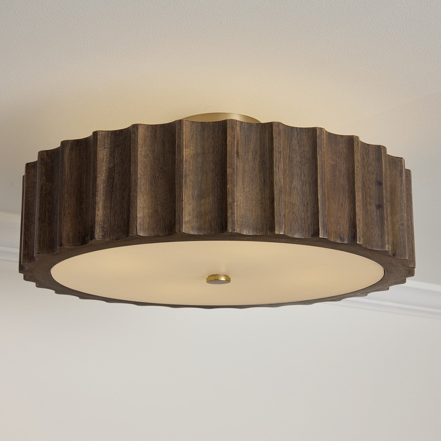 Éclairage Capital - 257641MA - Semi-remorque à quatre lampes Plafonnier - Cody - Laiton mat