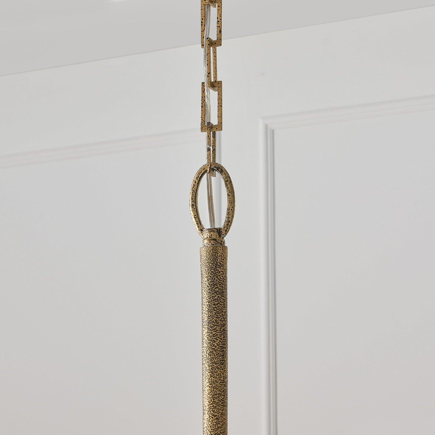 Éclairage Capital - 459861ARG - Six lampes Suspendu - Savari - Artisan Gold