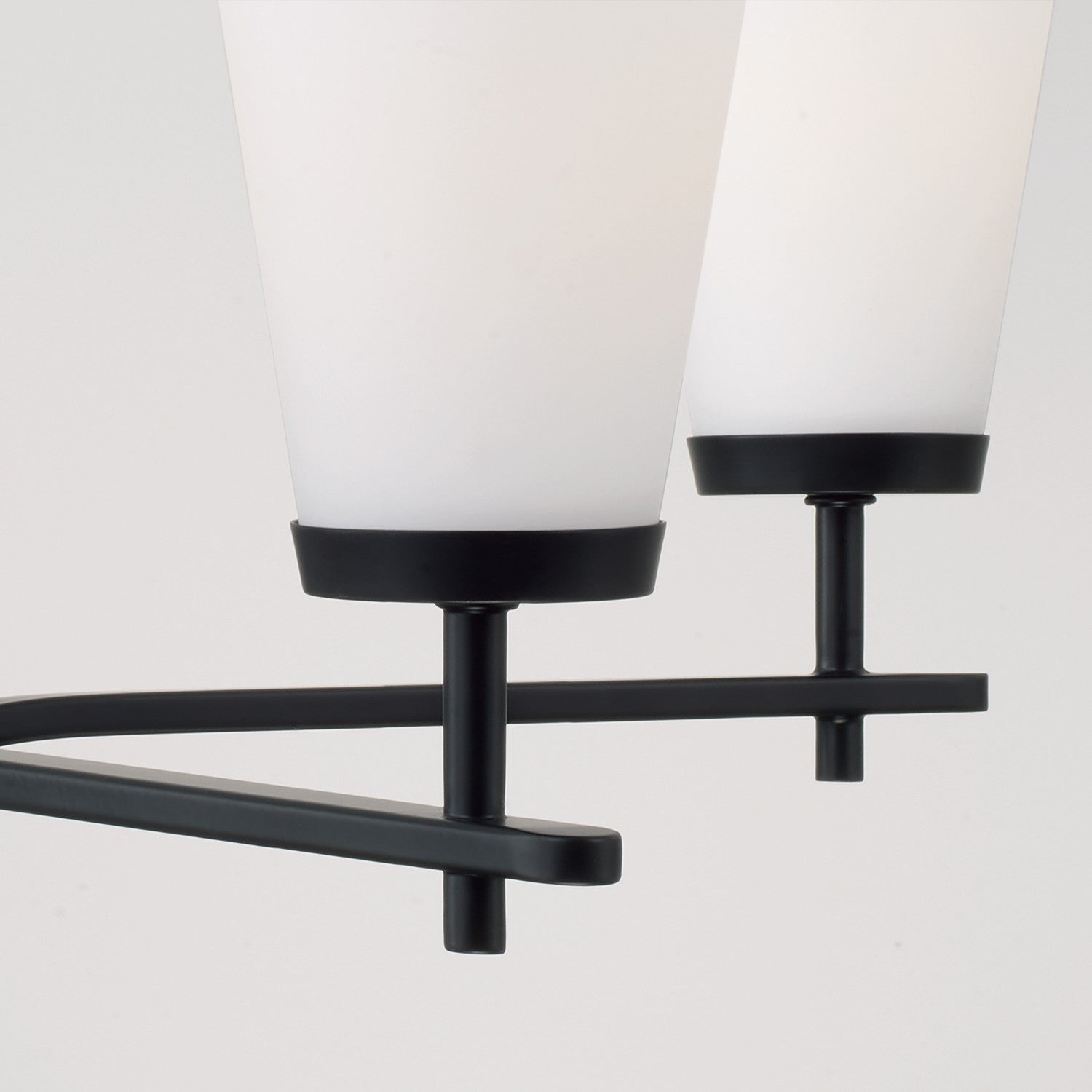 Éclairage Capital - 461051MB-660 - Cinq lampes Suspendu - Drake - Noir mat