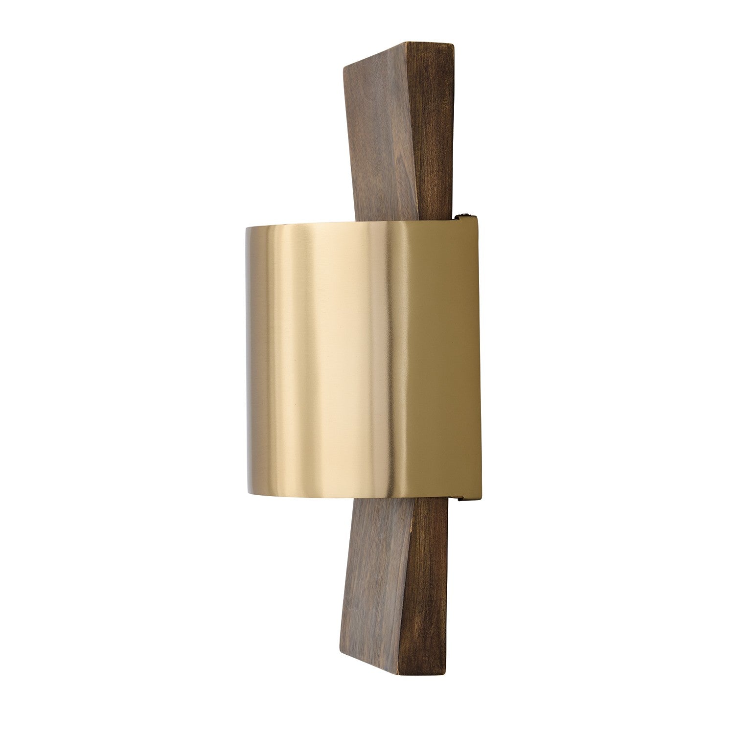 Éclairage Capital - 660111NM - LED Murale - Sidney - Bois nordique et laiton mat