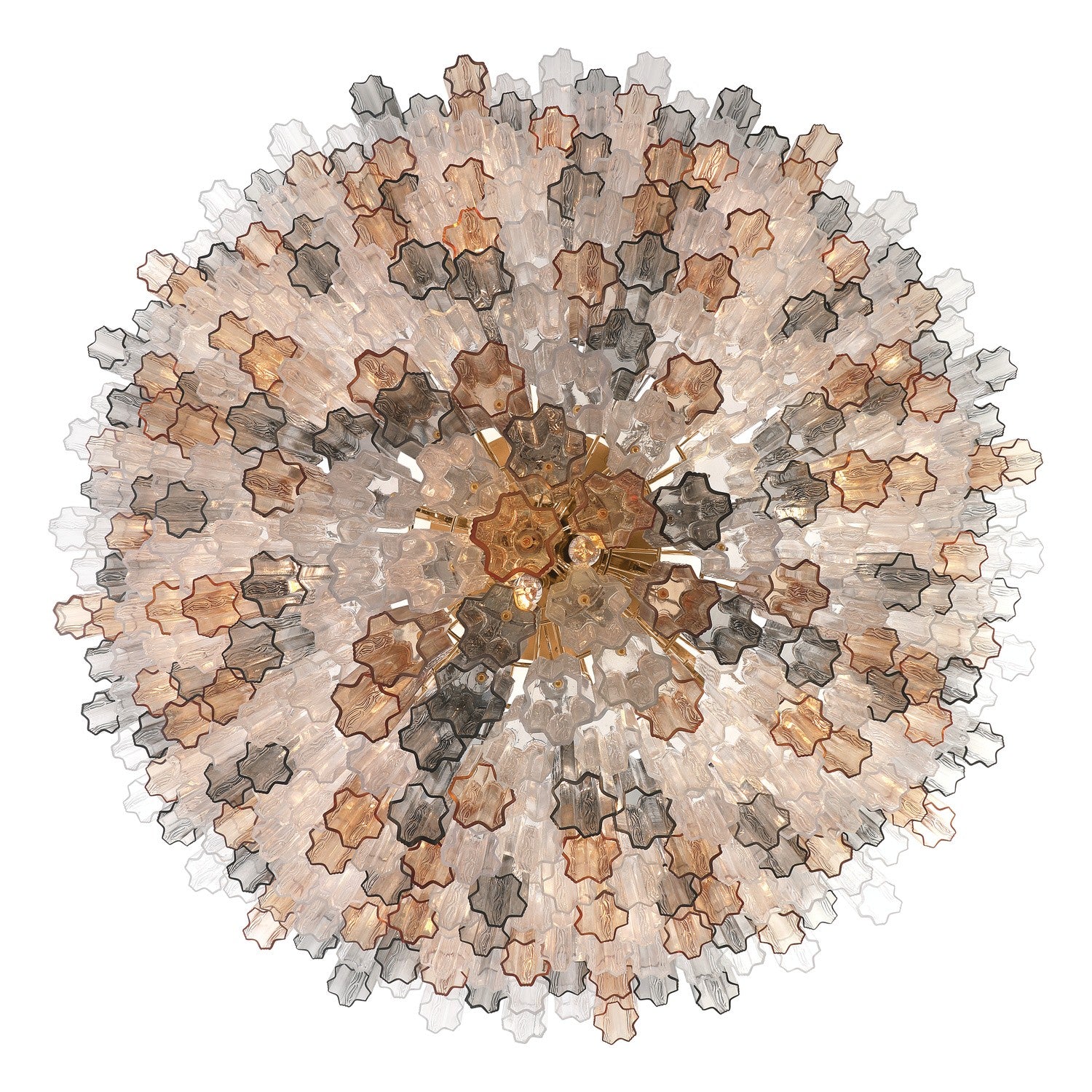Crystorama - ADD-329-AG-AU - 40 Light Chandelier - Addis - Aged Brass