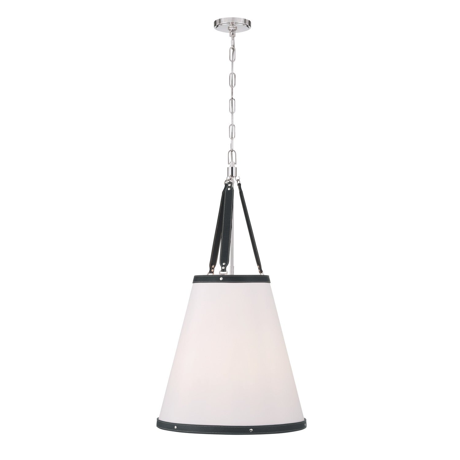 Crystorama - CAL-2405-PN - Quatre lumières Suspension - Callahan - Nickel poli