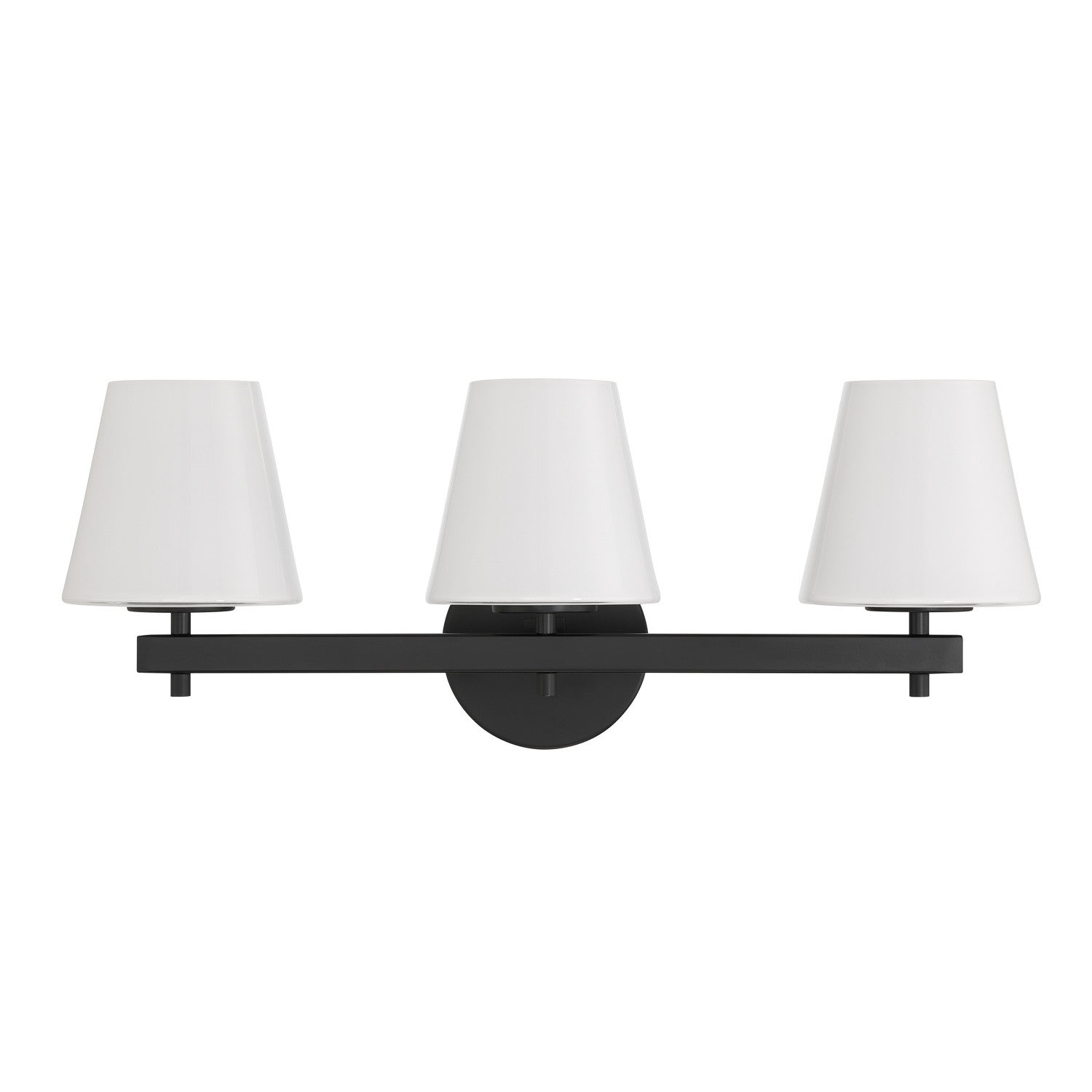 Crystorama - COL-203-BK - Éclairage de salle de bain à trois lumières - Colton - Noir
