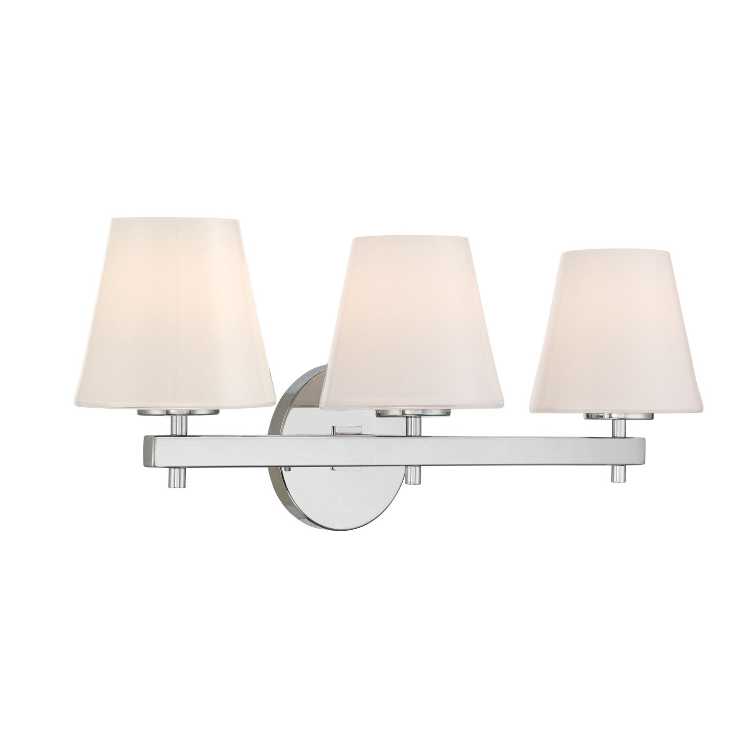 Crystorama - COL-203-CH - Applique murale trois lumières - Colton - Chrome poli