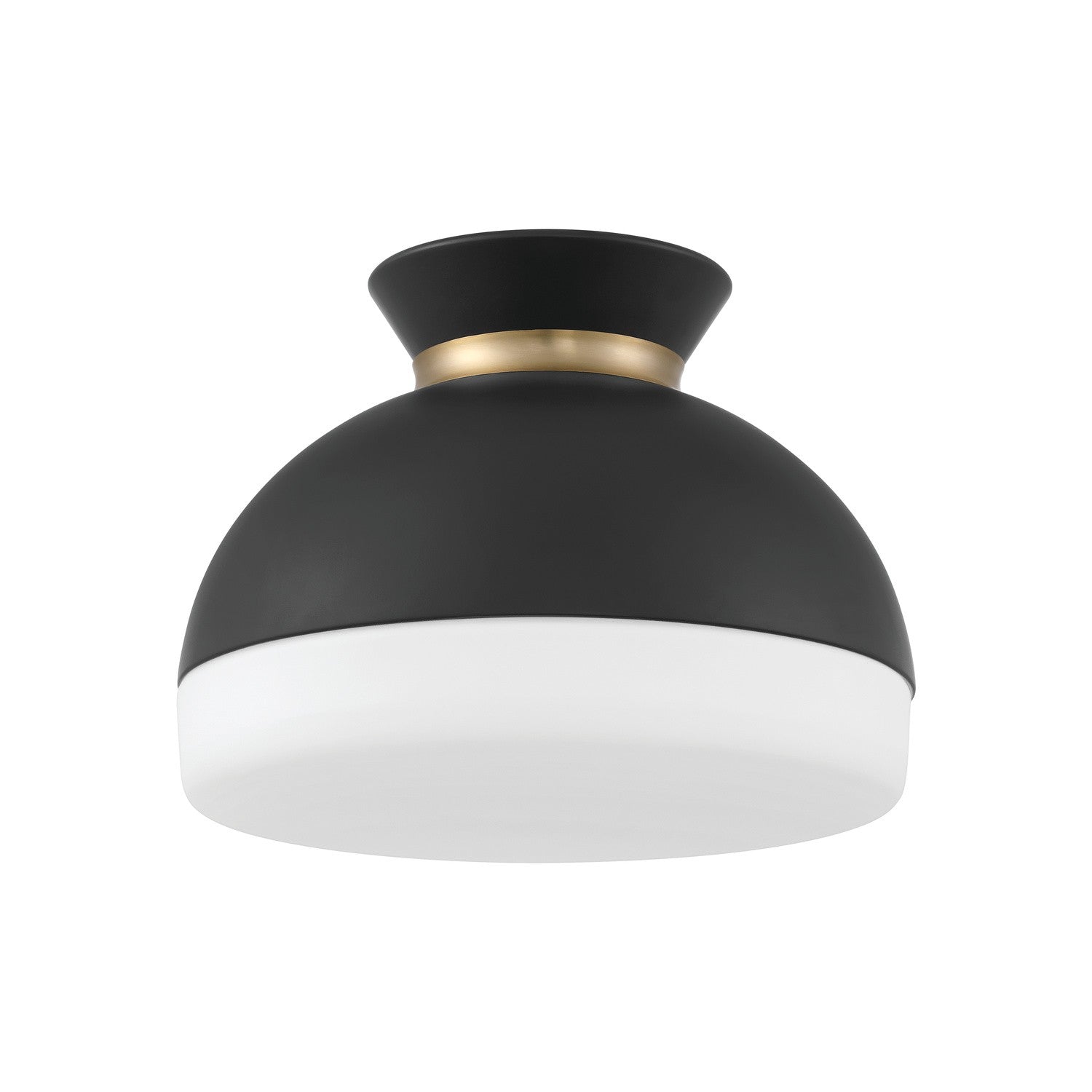 Crystorama - GID-4003-MK-VG - Deux lumières Plafonnier - Gidget - Noir mat + Or éclatant