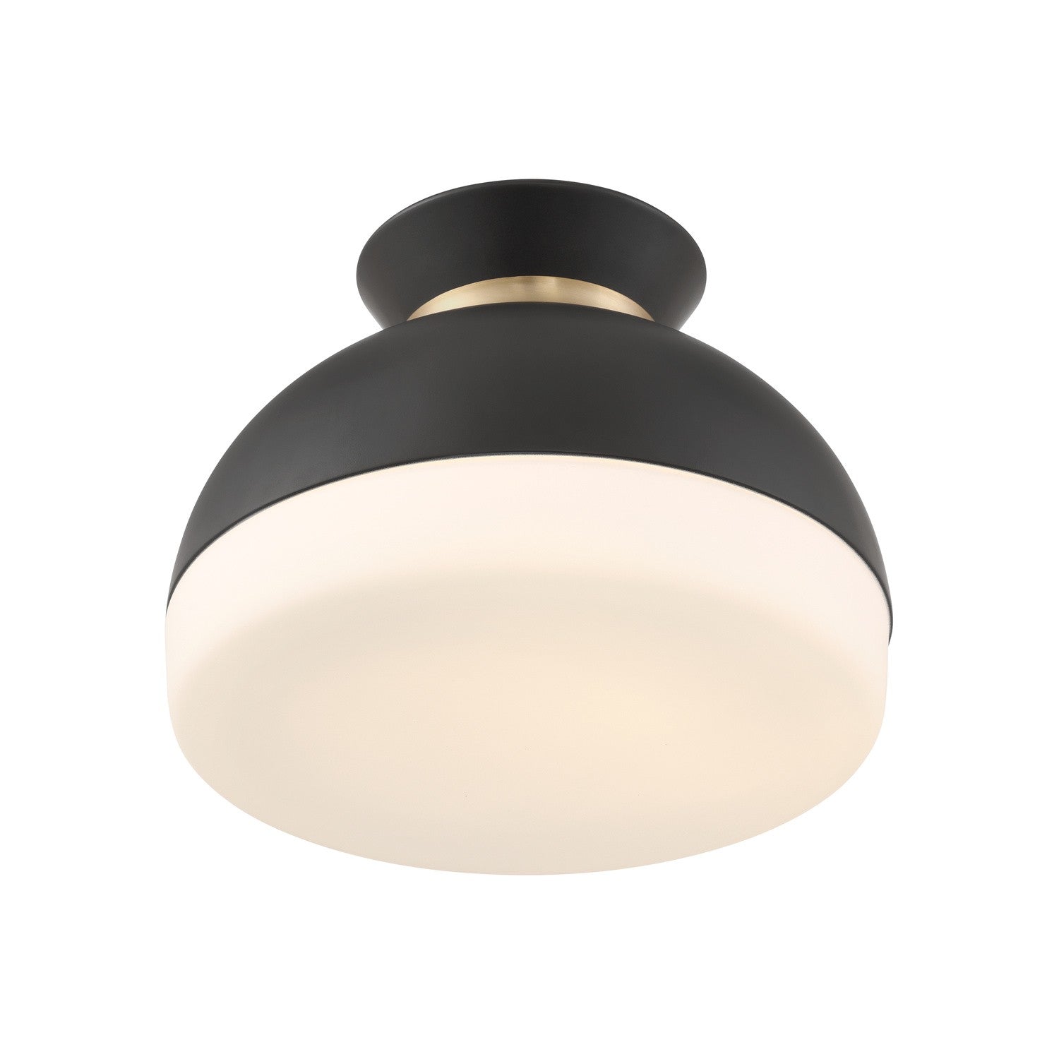 Crystorama - GID-4003-MK-VG - Deux lumières Plafonnier - Gidget - Noir mat + Or éclatant