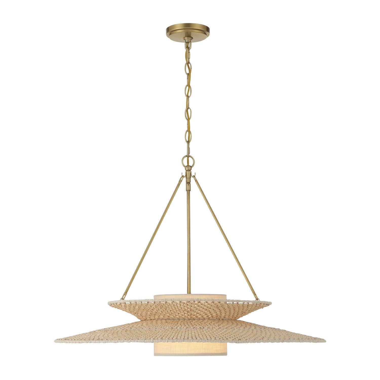 Crystorama - JNP-10543-SG - One Light Chandelier - JANIPHER - Soft Gold