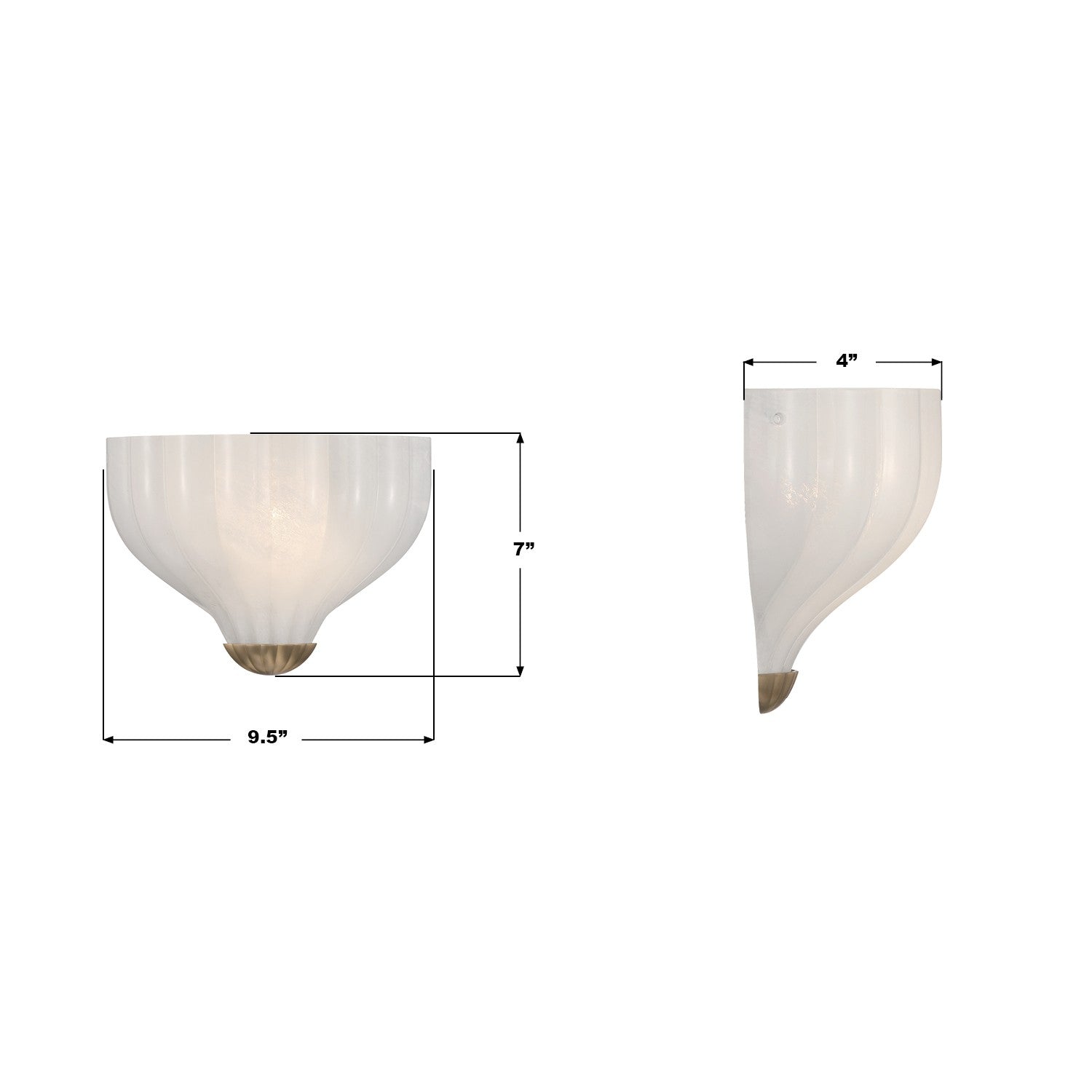 Crystorama - LAY-301-LG - LED Murale - Layton - Luxe Gold