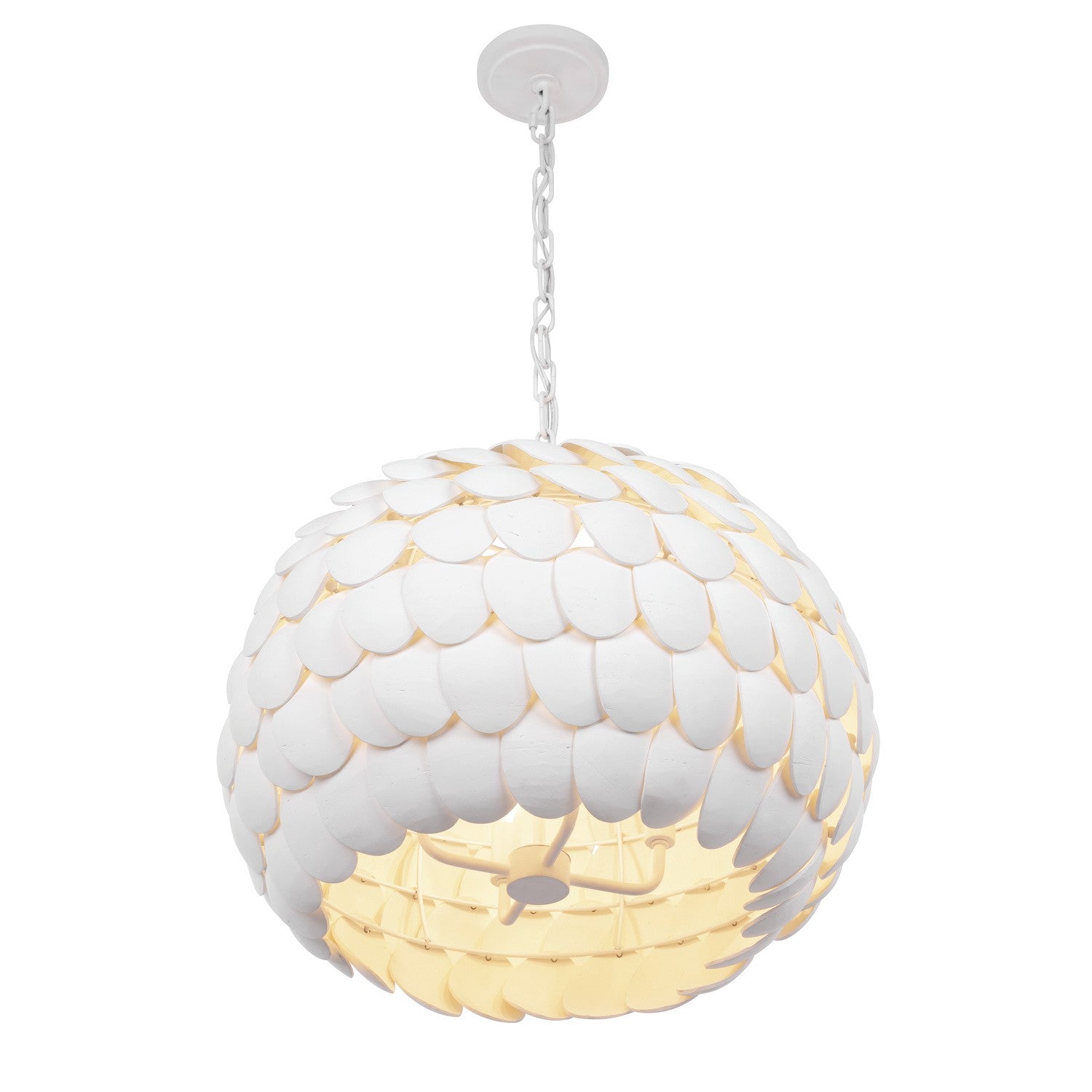 Crystorama - TAL-9404-MT - Cinq lumières Suspendu - Talia - Blanc mat