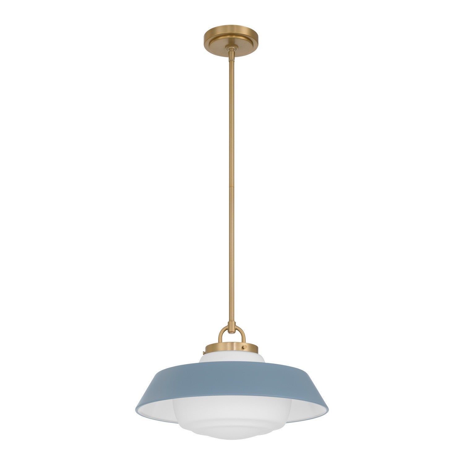 Crystorama - XAN-8006-VG-BL - Une lampe Suspension - Xander - Or vibrant