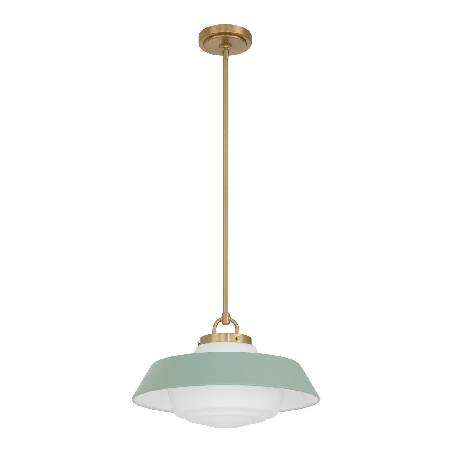 Crystorama - XAN-8006-VG-GR - Une lampe Suspension - Xander - Or vibrant