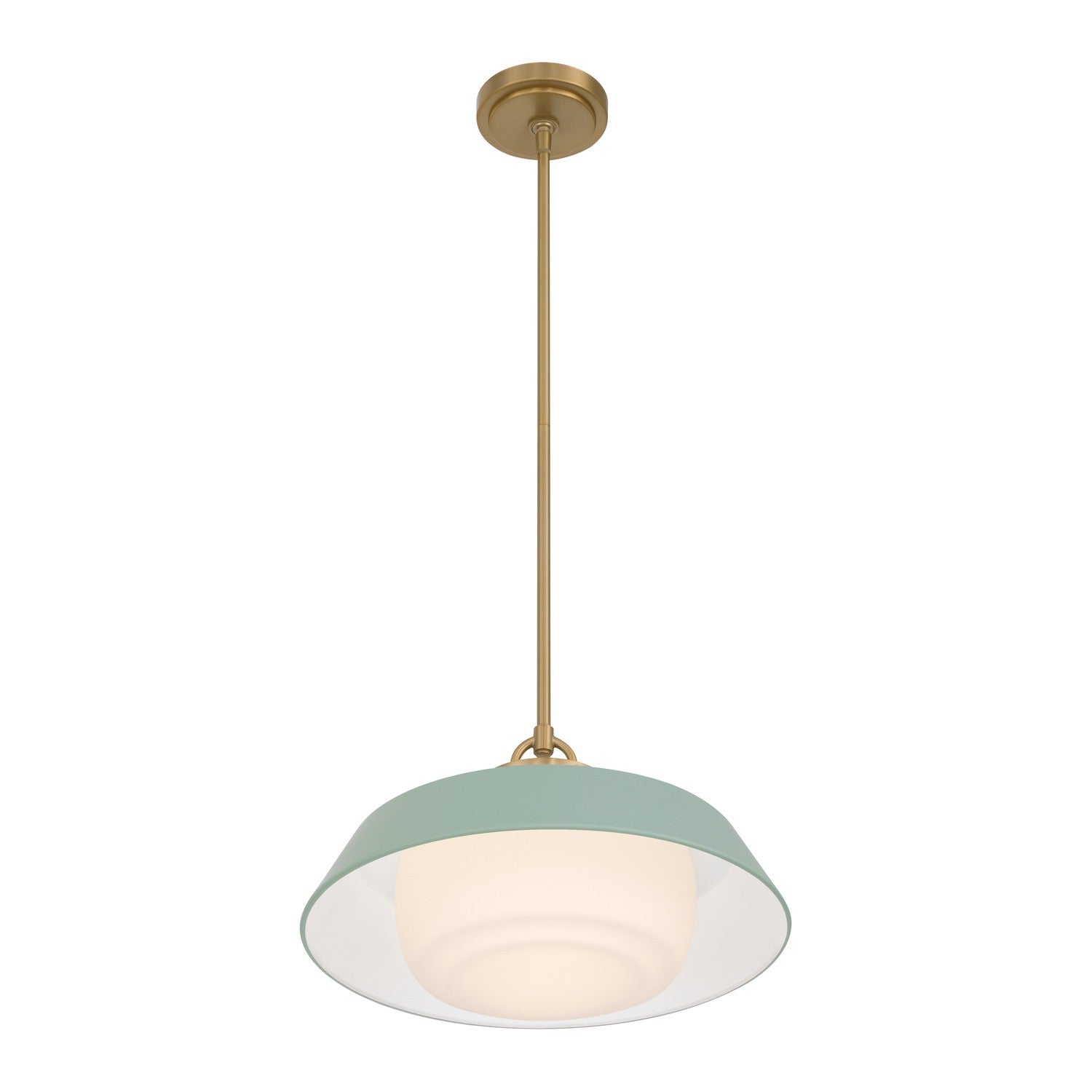 Crystorama - XAN-8006-VG-GR - Une lampe Suspension - Xander - Or vibrant