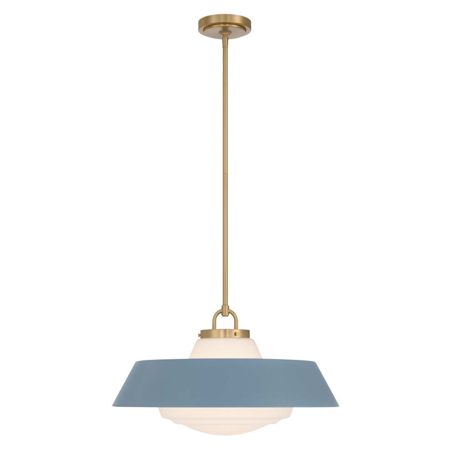 Crystorama - XAN-8009-VG-BL - Trois lumières Suspension - Xander - Or vibrant