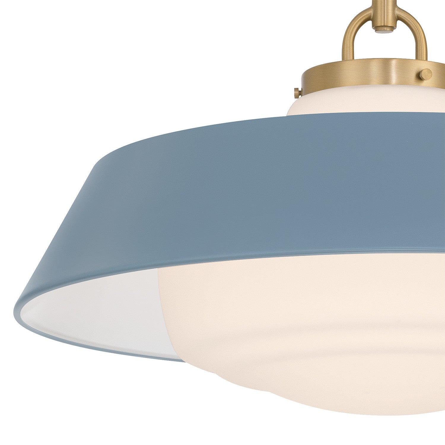 Crystorama - XAN-8009-VG-BL - Trois lumières Suspension - Xander - Or vibrant