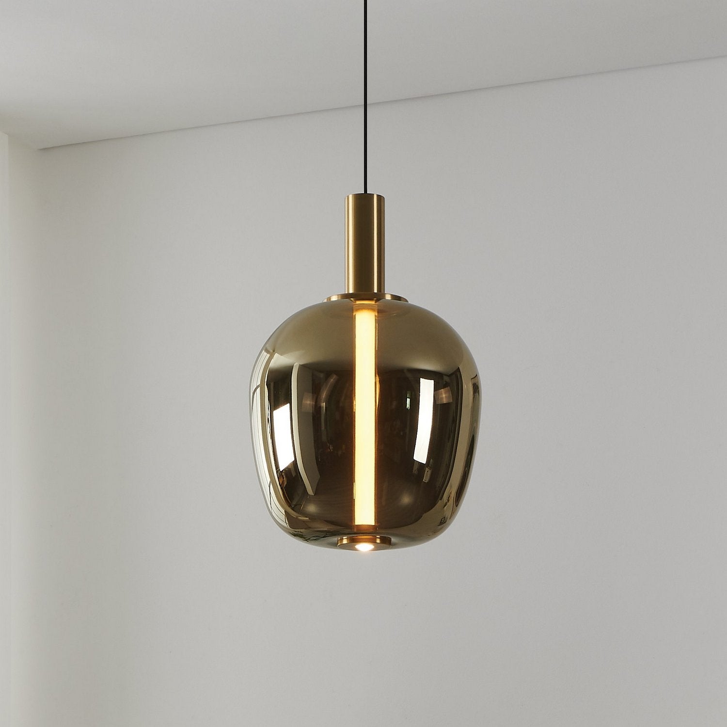 Eglo Canada - 207104A - LED Pendant - Fruitera - Black, Brushed Gold