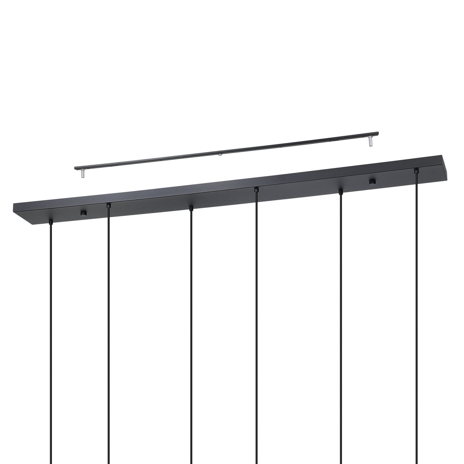Eglo Canada - 390441A - Six Light Pendant - Almoster - Black, Copper Smoked