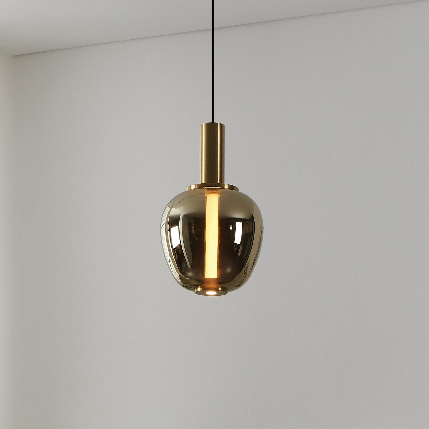 Eglo Canada - 390463A - LED Pendant - Fruitera - Black, Brushed Gold