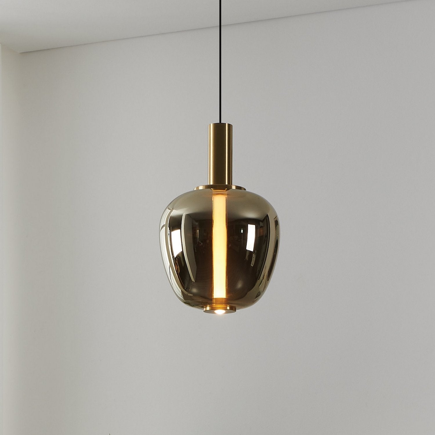 Eglo Canada - 390464A - LED Pendant - Fruitera - Black, Brushed Gold