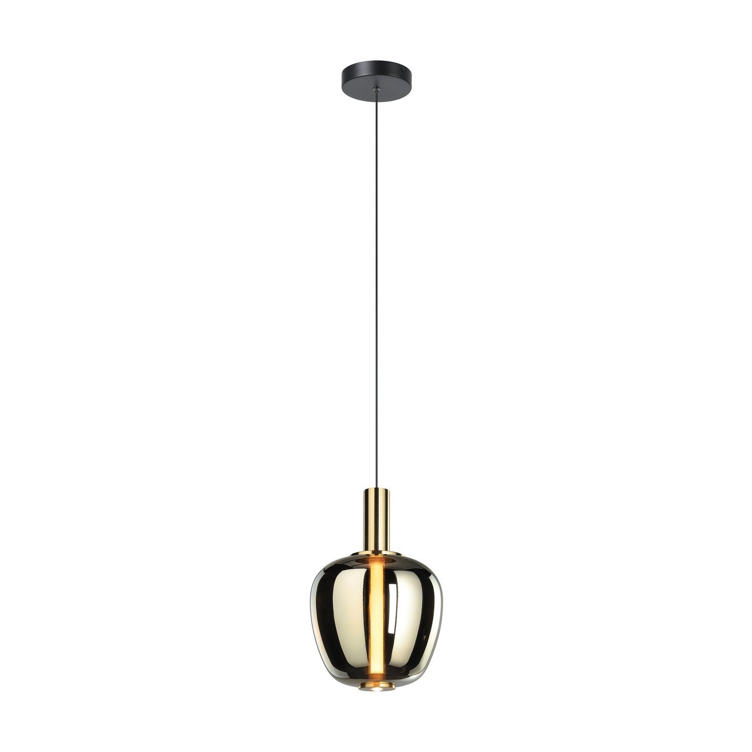 Eglo Canada - 390464A - LED Pendant - Fruitera - Black, Brushed Gold