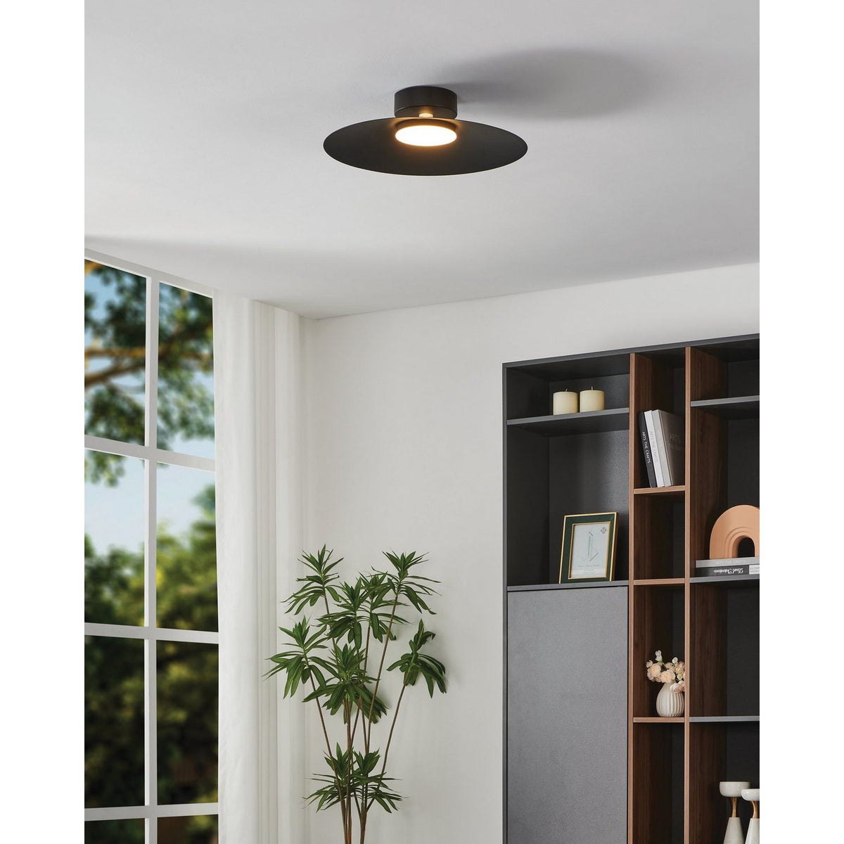 Eglo Canada - 902182A - DEL Plafonnier - Conomavilla - Noir