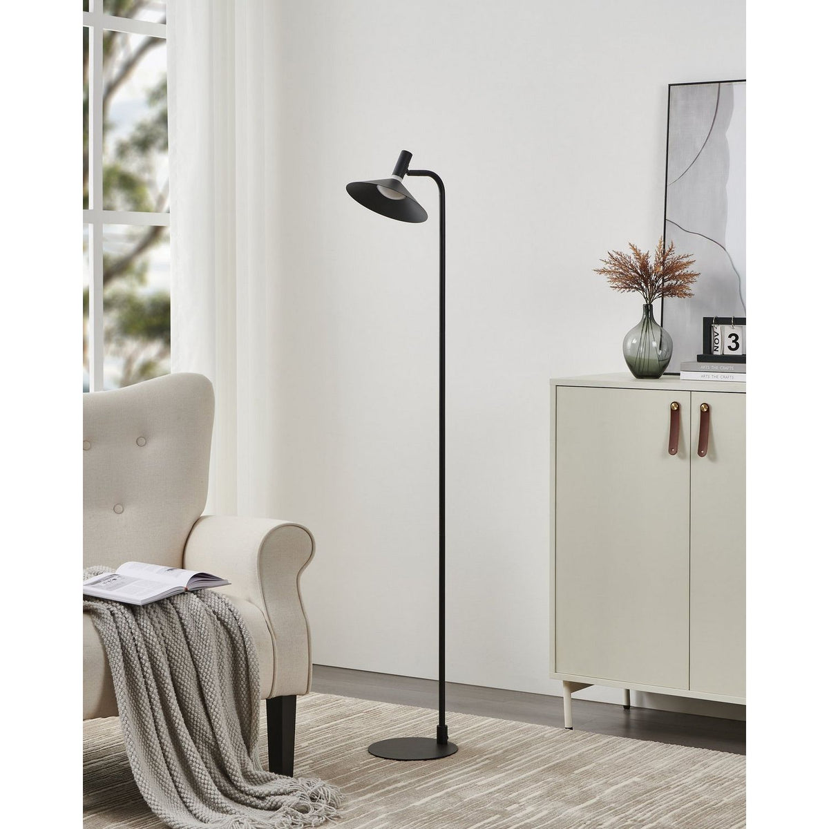 Eglo Canada - 902186A - LED Floor Lamp - Conomavilla - Black