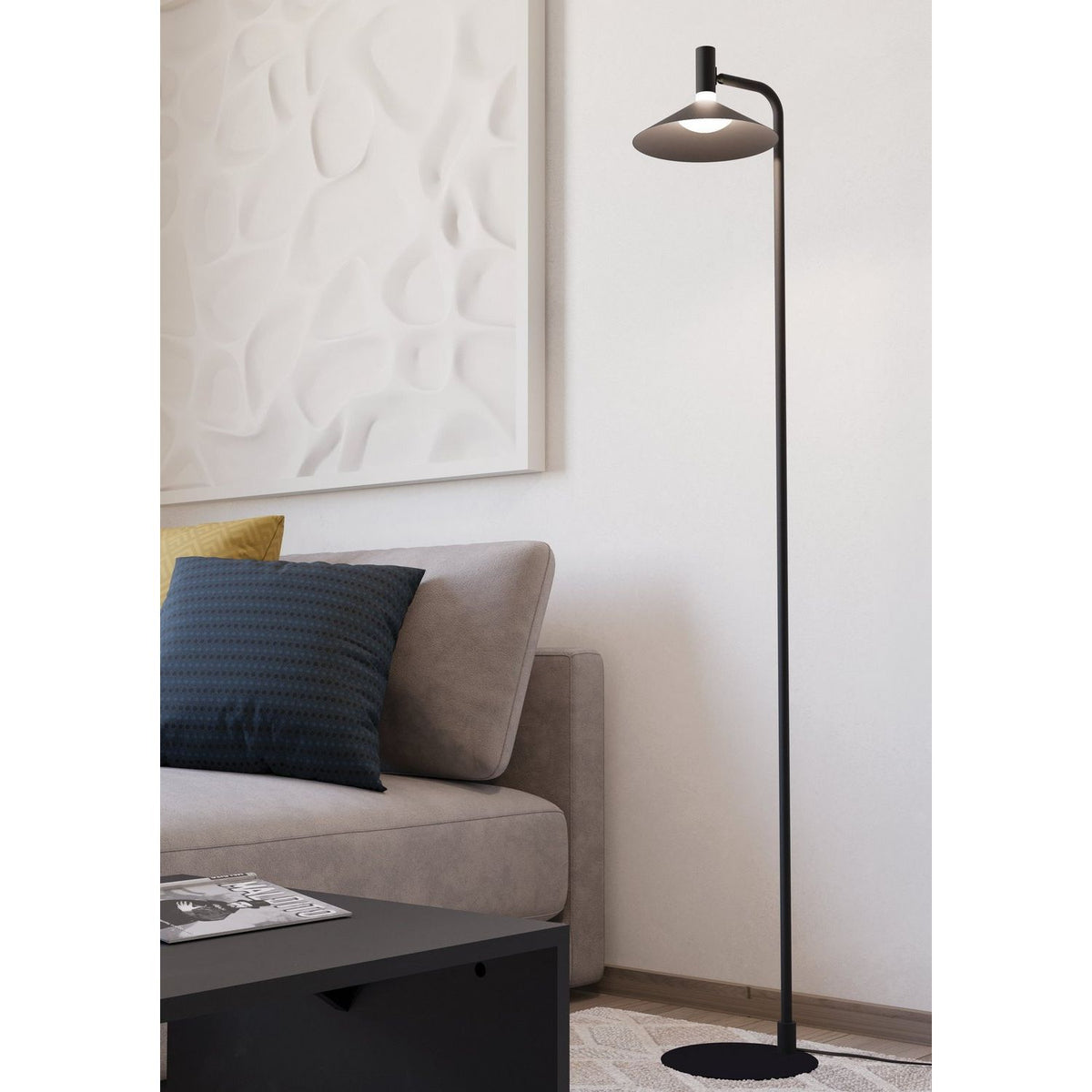 Eglo Canada - 902186A - LED Floor Lamp - Conomavilla - Black