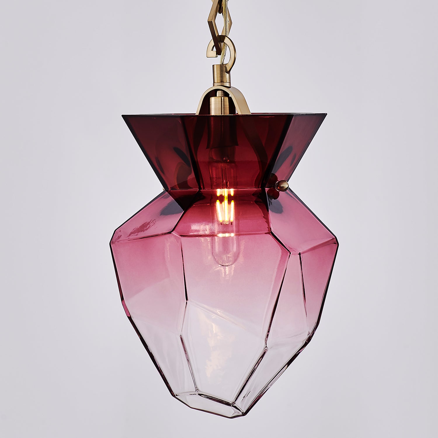 Kalco - 528312WB - One Light Pendant - Bolsa - Winter Brass