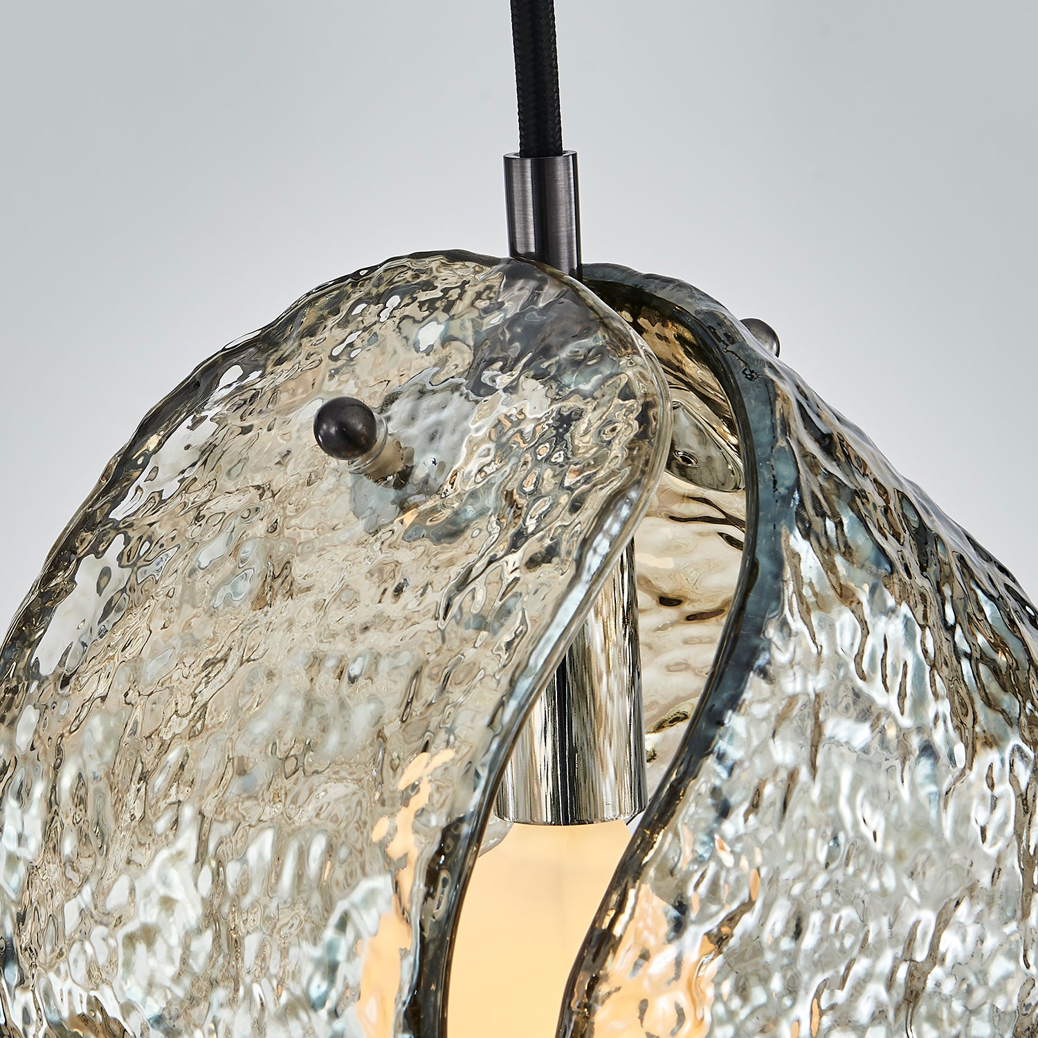 Kalco - 529511SBN - Une lumière Suspension - Pallina - Nickel noir satiné