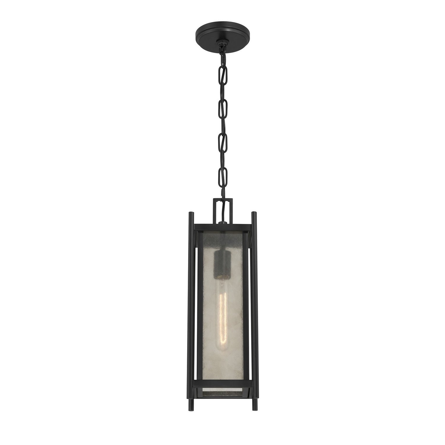 Savoy House - 5-3806-BK - One Light Outdoor Hanging Lantern - Jacobs - Matte Black