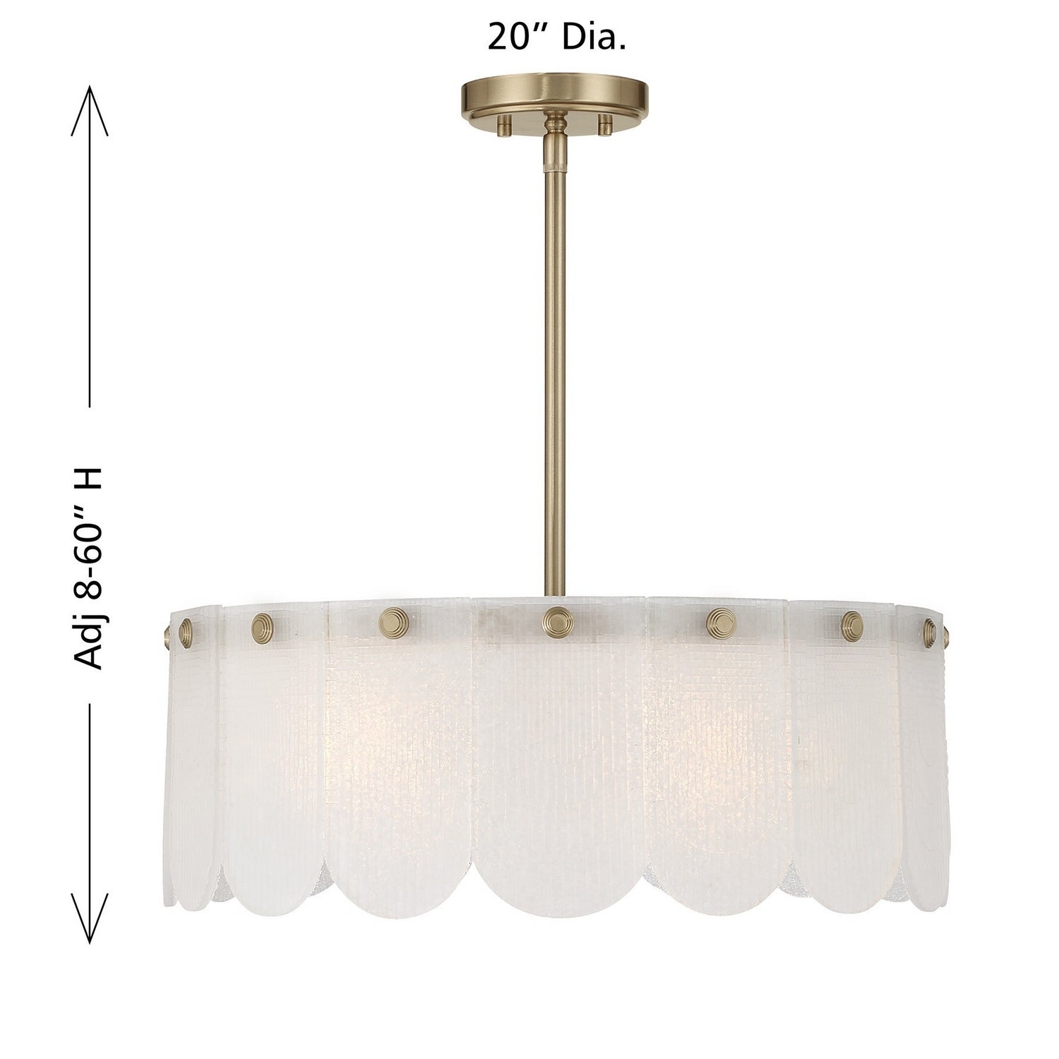 Savoy House - 6-9801-4-127 - Four Light Convertible - Ashton - Noble Brass
