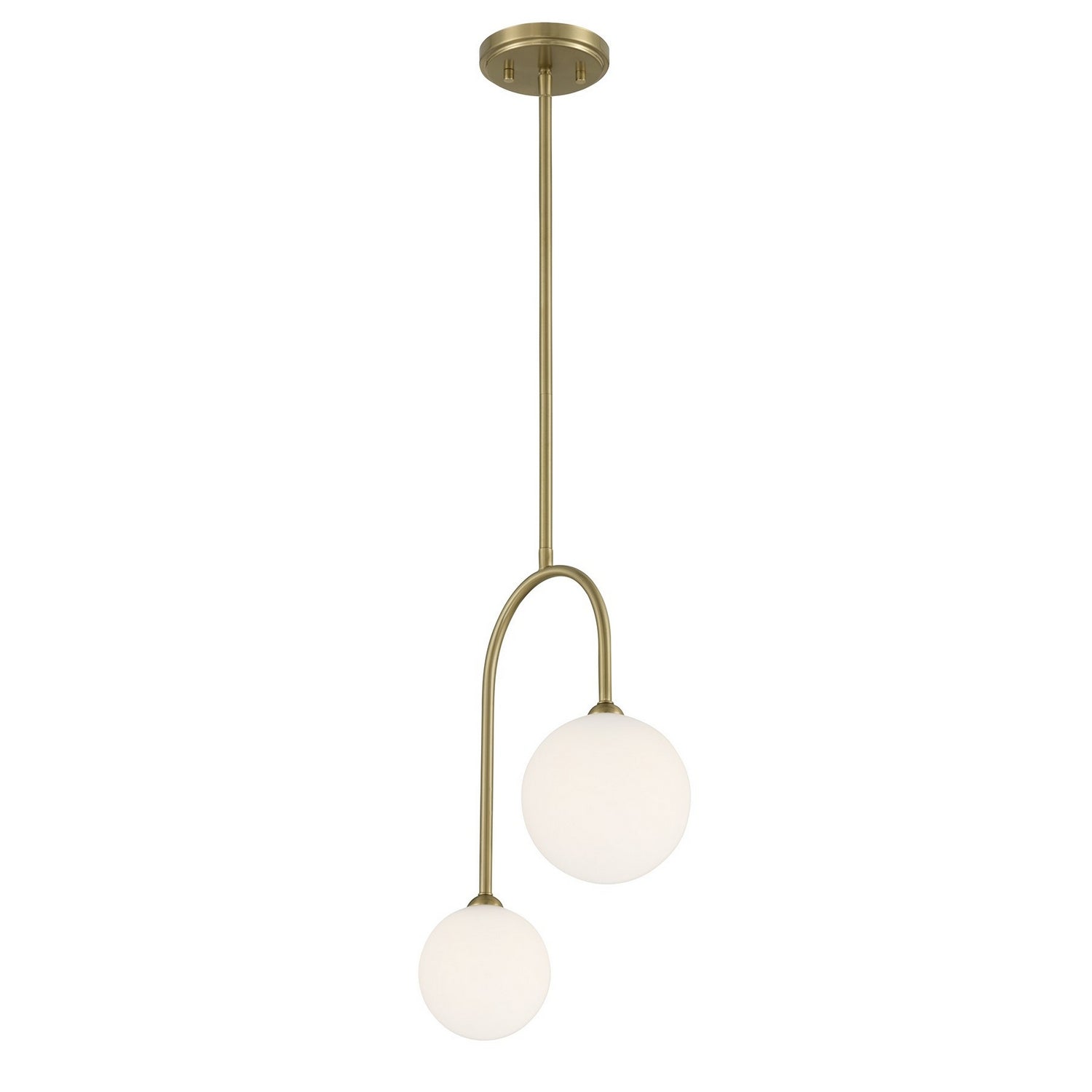 Savoy House - 7-5981-2-127 - Two Light Pendant - Chester - Noble Brass