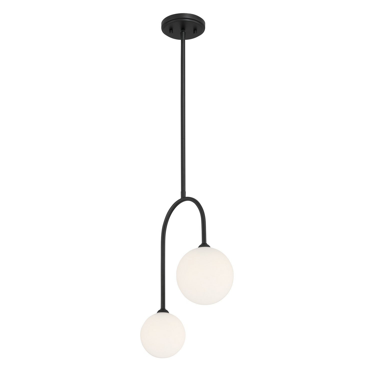 Savoy House - 7-5981-2-89 - Two Light Pendant - Chester - Matte Black