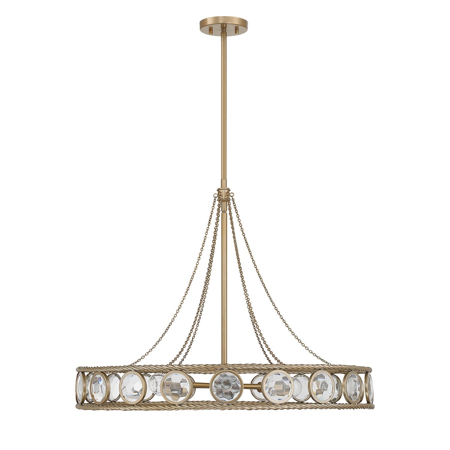 Savoy House - 7-9380-6-338 - Six Light Pendant - Cologne - Opulent Gold