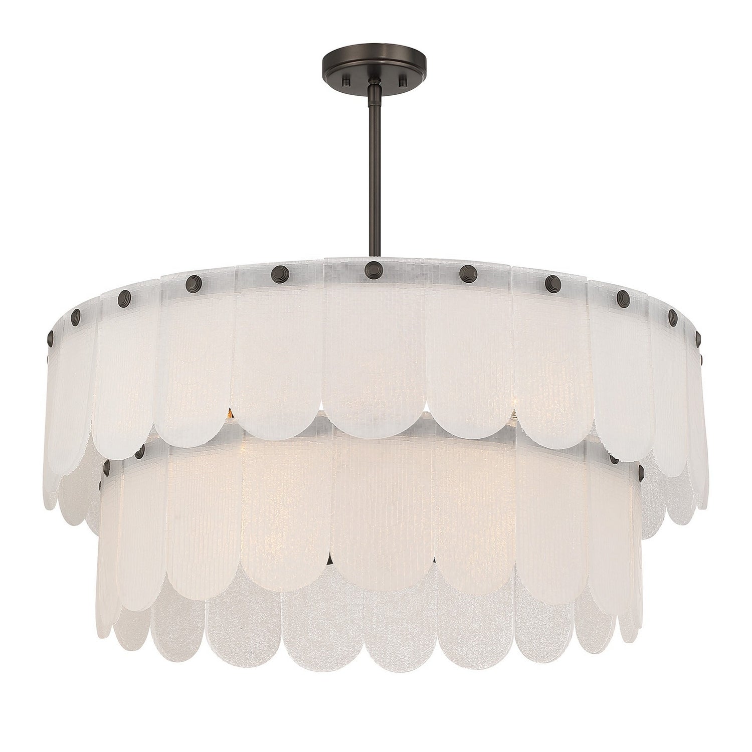 Savoy House - 7-9800-10-15 - Ten Light Pendant - Ashton - Mediterranean Bronze