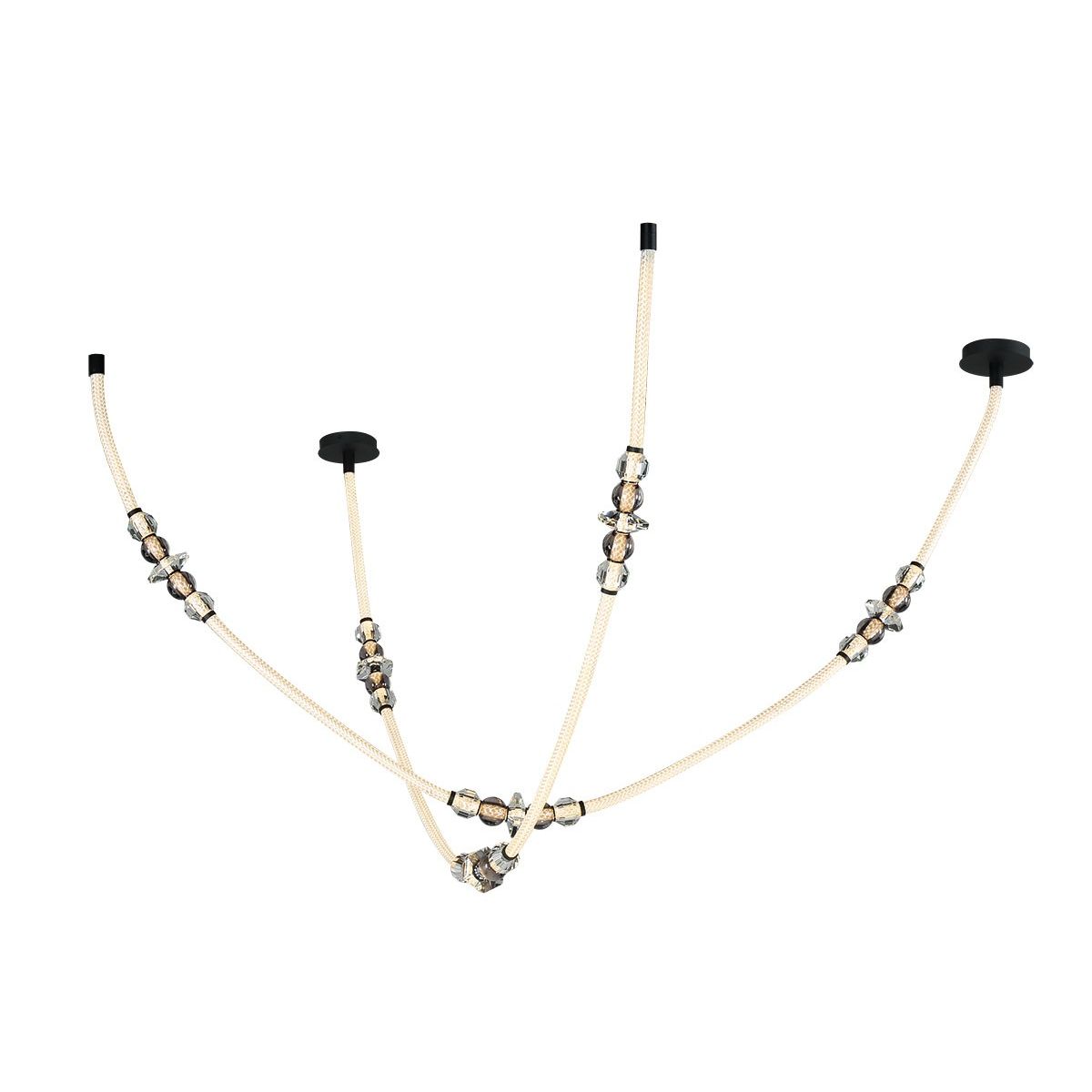 Lib & Co. Canada - 12415-02 - LED Chandelier - Alcamo - Matte black