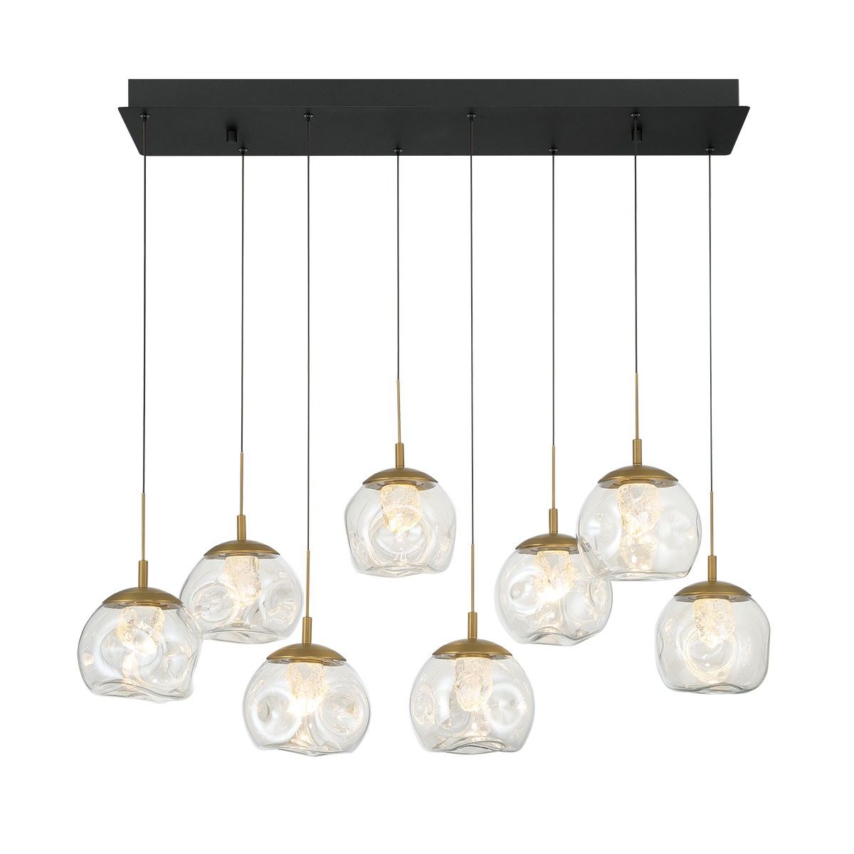 Lib & Co. Canada - 12445-02 - LED Chandelier - Camerino - Matte black