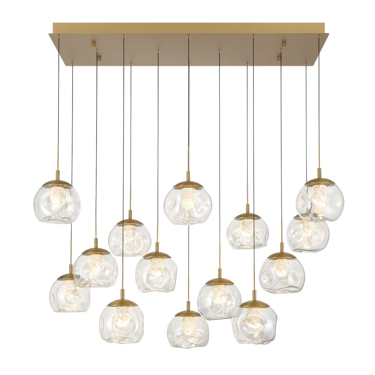 Lib & Co. Canada - 12446-030 - LED Chandelier - Camerino - Painted antique brass
