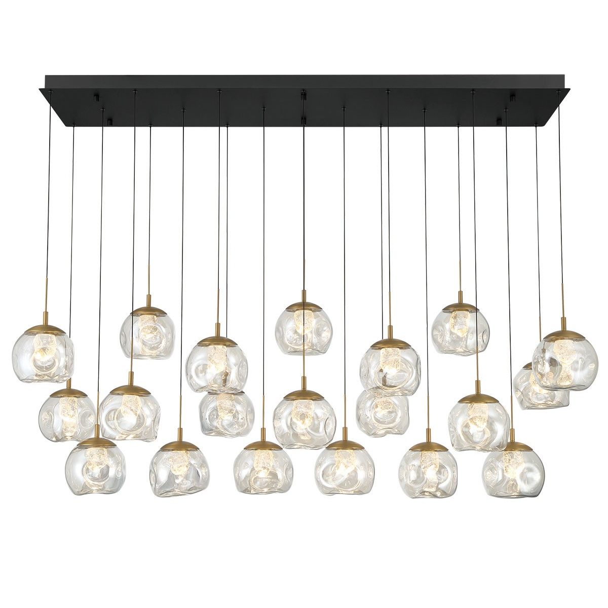 Lib & Co. Canada - 12447-02 - LED Chandelier - Camerino - Matte black