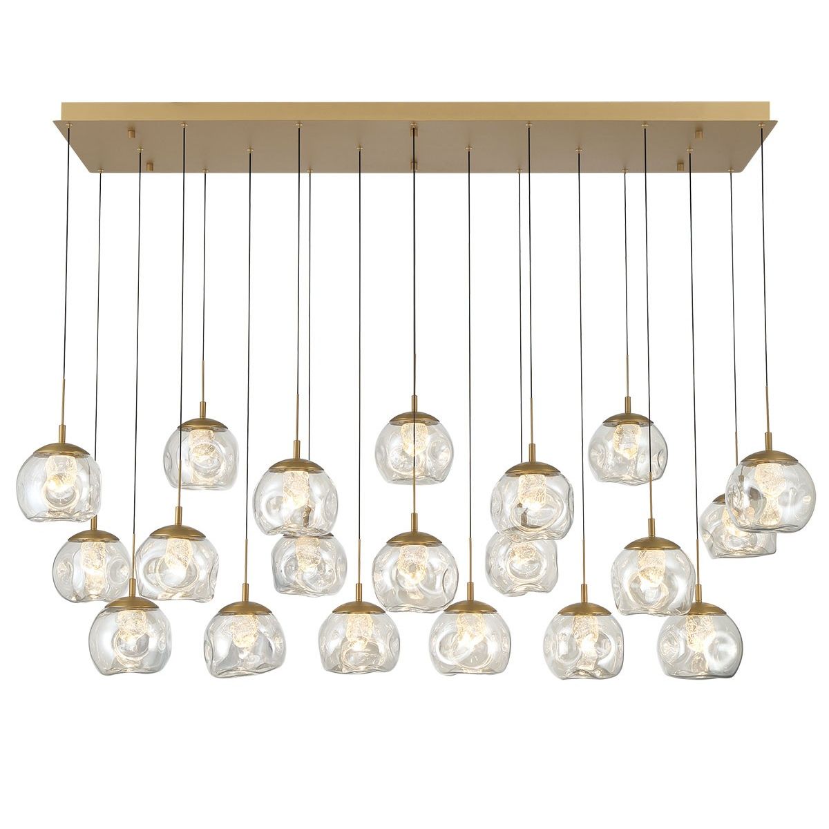 Lib & Co. Canada - 12447-030 - LED Chandelier - Camerino - Painted antique brass