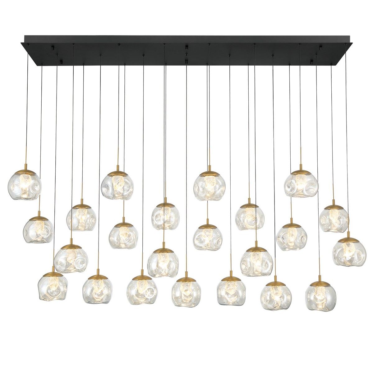 Lib & Co. Canada - 12448-02 - LED Chandelier - Camerino - Matte black