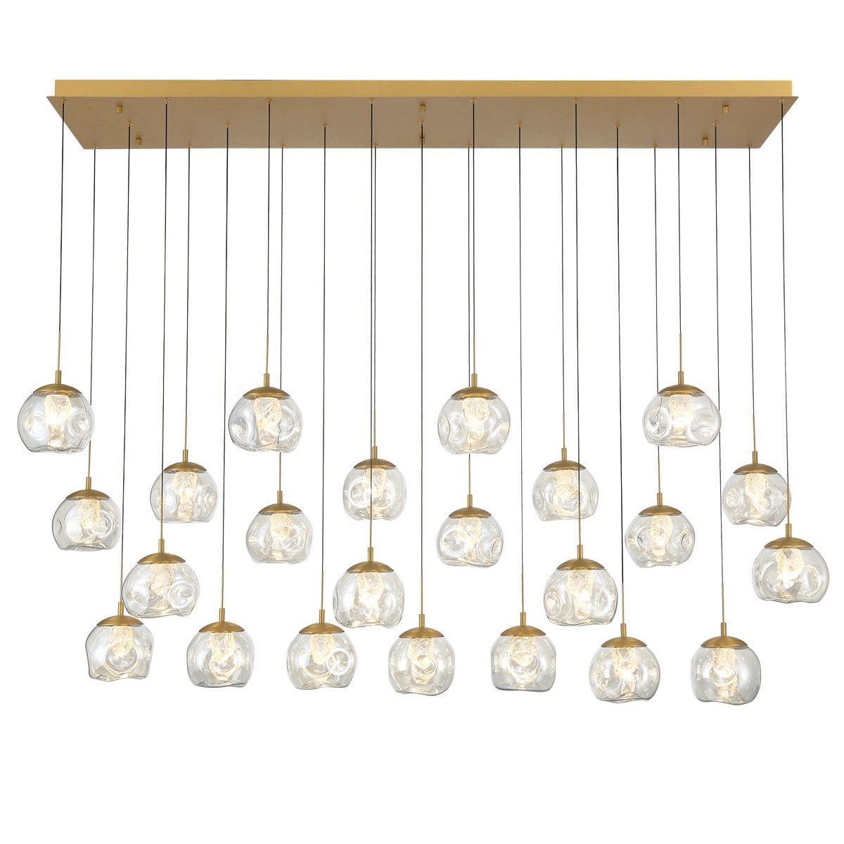 Lib & Co. Canada - 12448-030 - LED Chandelier - Camerino - Painted antique brass