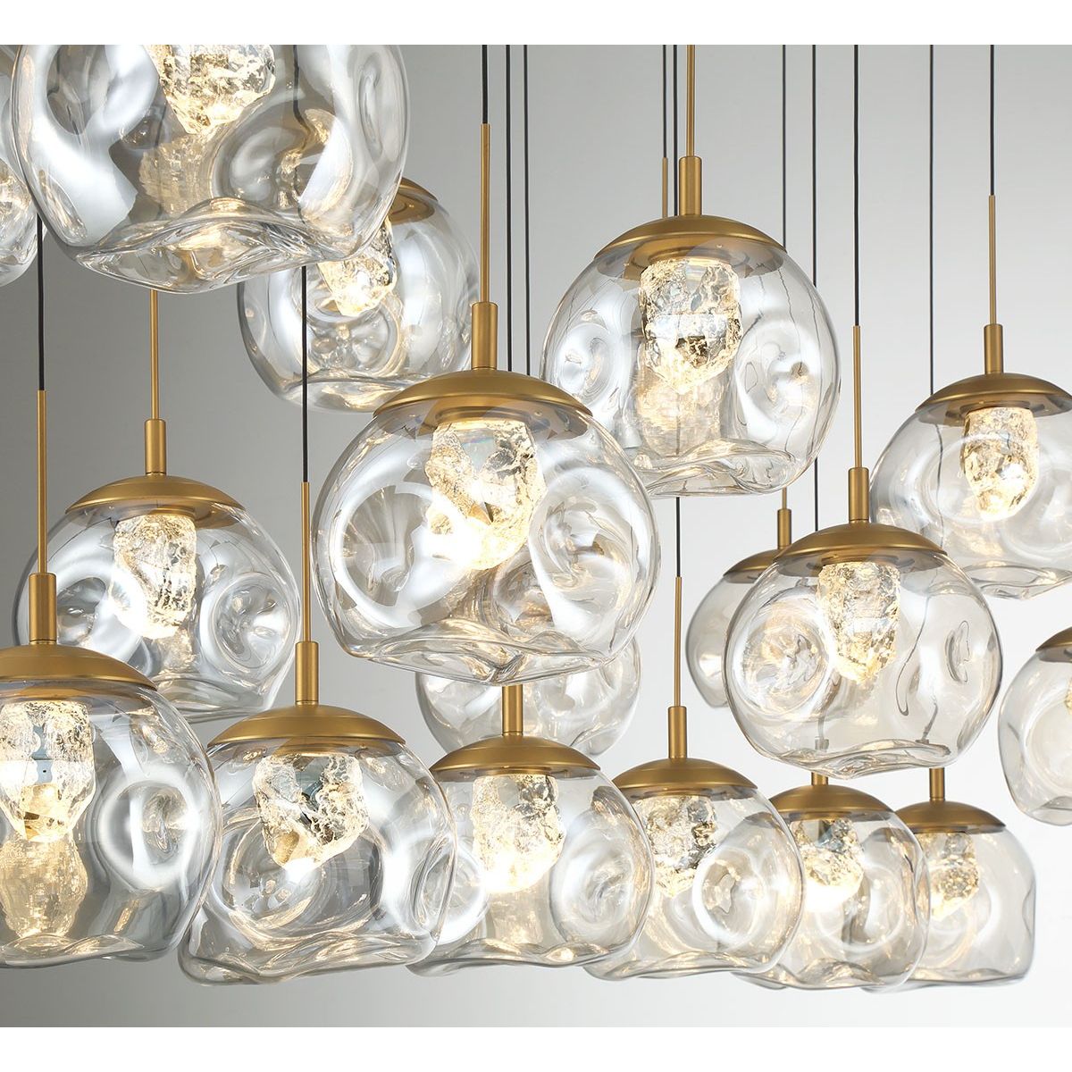 Lib & Co. Canada - 12448-030 - LED Chandelier - Camerino - Painted antique brass