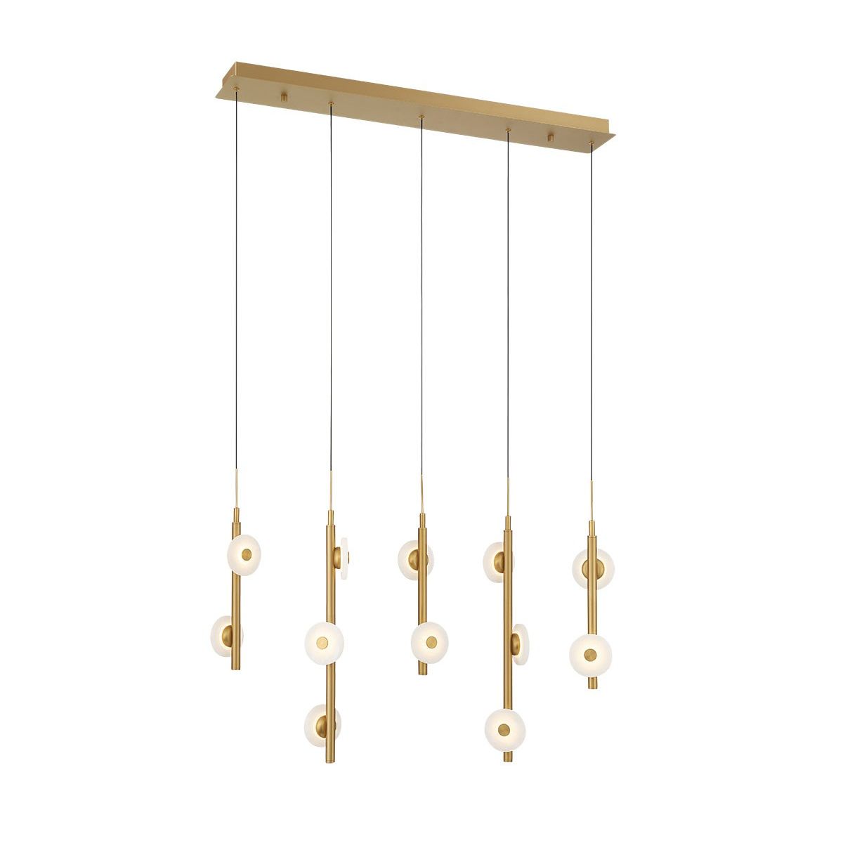 Lib & Co. Canada - 12364-030 - LED Chandelier - Etna - Painted antique brass